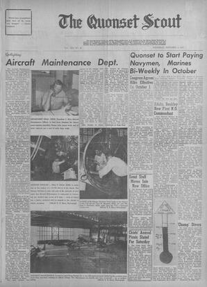 The Quonset Scout – September 4, 1963