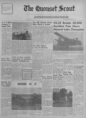 The Quonset Scout – September 11, 1963