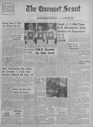 The Quonset Scout – September 18, 1963
