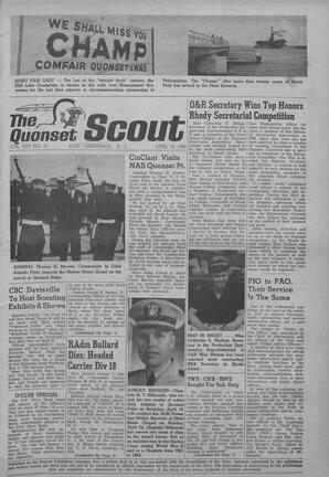 The Quonset Scout – April 18, 1966
