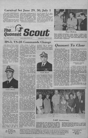 The Quonset Scout – April 19, 1973