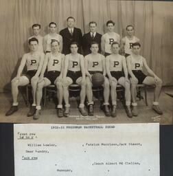 PC Freshman Basketball Squad 1932-33