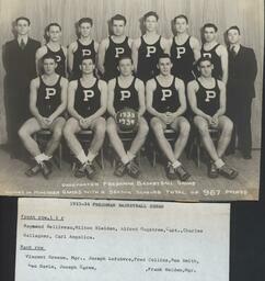 PC Freshman Basketball Squad 1933-34