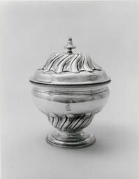 Sugar bowl, or container for the esrog, ca. 1765-1770