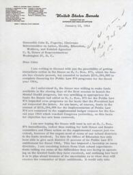 Letter and speech in support of H.J. Res. 875