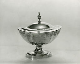 Sugar bowl, ca. 1785-1800