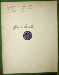 John E. Farrell Sports Scrapbook - Volume 003